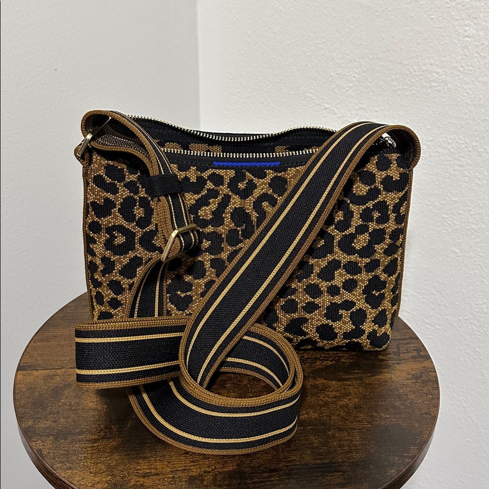 Rothy's Leopard Print Crossbody Bag